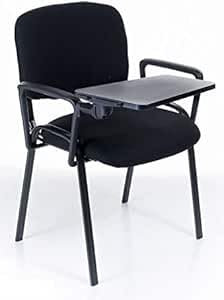 San Marco Bürostühle mit Klappklappe, Konferenzen, Schwarz mit Klapptisch - Mehr Einkäufe Mehr Sparen (10)