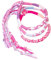 Funight Lot de 3 Bracelet brésilien d'Amitié en Coton Tressé Macramé multicolore Porte Bonheur homme femme fille garçon rose blanc bleu violet