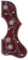 Akustische Gitarre Pick Guard, 2,5mm Dicke Celluloid Anti Scratch Selbst Klebende Schutz Platte für Akustik Gitarre
