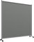 Outsunny Sichtschutzwand Paravent Outdoor auf Rollen - lichtundurchlässig - freistehend - für Garten, Terrasse, Balkon, Jacuzzi - ABM. 183L x 30l x 181H cm - grau