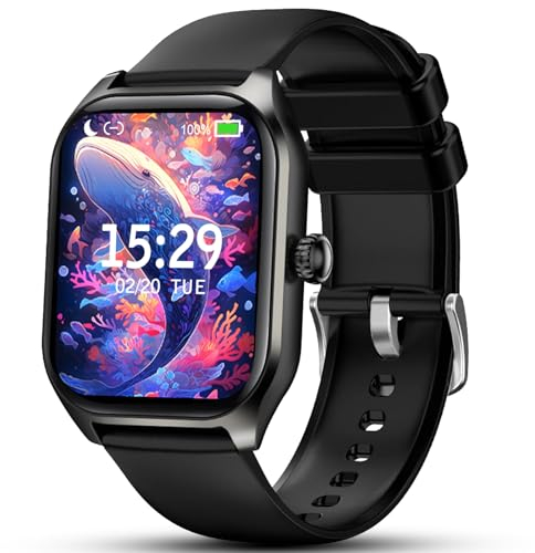 Smooce Smartwatch Bambini, Smartwatch per Bambini con chiamata SOS Fitness Tracker monitor del sonno giochi musica fotocamera sveglia telefono Bluetooth, Regalo per ragazzi ragazze