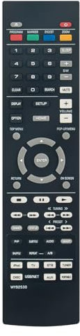 ALLIMITY Mandos a Distancia Compatible con Yamaha Micro Component System WY92530 WY92500 BRX‑610 BRX‑750 MCR‑750