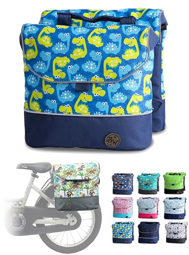 BambiniWelt by Rafael K. Gepäcktasche – Wasserabweisende Gepäckträgertasche für Kinderfahrrad 18–24 Zoll – für alle PUKY und WOOM Räder – robuste Fahrradtasche, Farbe: Modell 11 (M1)