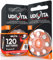 120 Piles Auditives Taille 13 Udivita PR48 (Orange) Zinc-Air Hearing Evolution avec Technologie Phono Pulse - 15 Blisters de 8 Piles