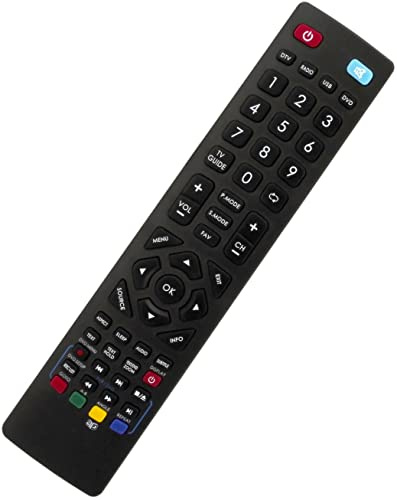 Genuine Remote Control Compatible with Bush 39/401UHD HD USB PVR DVD FREEVIEW LED TV
