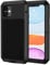 Pritify Heavy Duty Metal Case for iPhone 11 Shockproof Tough Rugged Case with Built-in Glass Screen Protector, 360 Full Body Dustproof Protective Cover Compatible Wireless Charging | Black