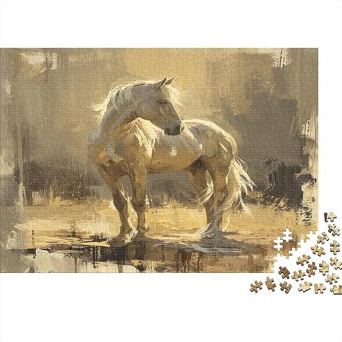 Pferd Puzzle 1000 Teile - Puzzle Für Erwachsene, Puzzle, Puzzlespiel Erwachsenen Puzzlespiel Puzzel 1000pcs (75x50cm)