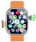 XINDADA DW100 Smartwatch 4G/5G LTE Android 10.0 180° Rotary Camera 64GB Rom WiFi GPS SIM Card 2.29 inch Amoled Play Store Smart Watch (4GB 64GB,Silver Orange)