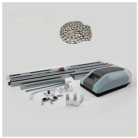 Motor eléctrico de rodillo de cadena 1000N 200W for puerta de garaje de 15 metros cuadrados, Abridor de Puerta Automático(GD1000 3m Rail)