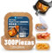 Papel para Freidora de Aire Cuadrado 300 Piezas, 20-24CM Air Fryer Cuadrado Papel de horno,Desechable Antiadherente, para 5-8L Freidora de Aire y Microondas,BPA Free Aigostar