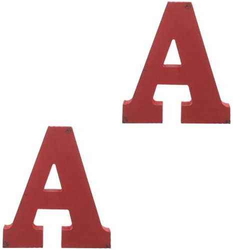 Ciieeo 2st Buchstabenverzierungen Aus Holz Tisch Für Die Verlobungsfeier Dekorationen Glückwunsch Led-schild Festzelt Kunst Buchstaben Zum Basteln Aufkleber Buchstaben Büro Party Hölzern