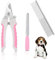 Dog Nails Clippers with Safety Guard & Nail File – Professional Dog Nail Clipper for Large, Medium, Small Dogs, Cats, Puppies – Dog Clippers nail, Dog Claw Clippers, Dog Grooming Tool