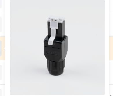 LEENUE RJ45 Conector CAT 6 sin Herramienta, 1Gbit/s, 2 Unidades, negro | Dorado Conectores RJ45 para cable de instalación Cat 6 Cat5E, compatible con cables de instalación 23-26 AWG, reutilizables