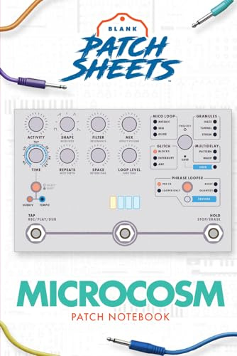 Hologram Microcosm Blank Patch Sheets Notebook: Become a more organized songwriter with this Blank Patch Sheet notebook so you can spend more time creating and less time forgetting.