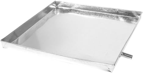 Générique Bac de Récupération en Fer Stable pour Climatiseur Portable Bac Égouttement Protection les Fuites D'eau pour Camping en Intérieur et Extérieur
