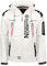Geographical Norway Techno Softshelljacke Herren Kapuze abnehmbar, Weiß, L