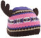 Floso® Kinder Winter Beanie Mütze Moose mit Geweih (Einheitsgröße) (Pink/Violett)