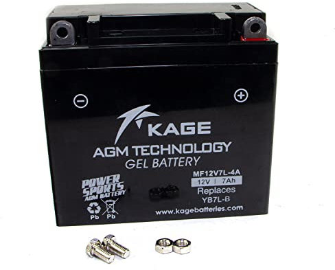 GEL Batterie KAGE 12N7-3B / 12N9-3B / YB9L-A2 / YB9L-B 7AH für Derbi Hercules Hyosung Kawasa ki Kreidler MBK MZ/MUZ TGB Yamaha