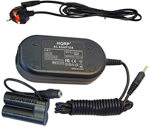 HQRP Kit AC Power Adapter and DC Coupler compatible with Nikon EH-65A 25722 COOLPIX L620 L610 L30 L29 L28 L27 L26 L25 L24 L22 L20 L19 L18 L15 L14 L12 L11 L10 L6 L5 L4 P60 P50 Digital Camera