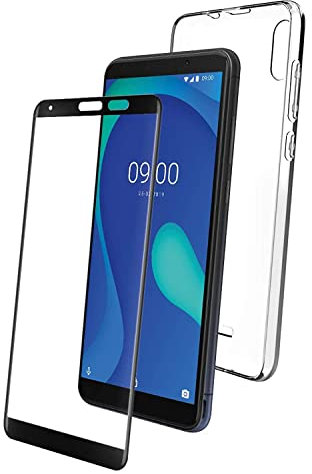 Wiko - Pack Coque Flexible + Verre TREMPE pour Y80