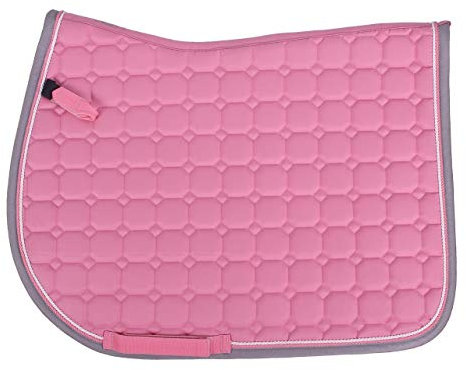 QHP Tapis de Selle Florence - Pink - Veelzijdigheid Full