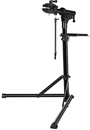 CXWXC Bike Repair Stand -Shop Home Bicycle Mechanic Maintenance Rack- Bike Workstands for Mountain Bike and Road Bike (rs100) (Black)