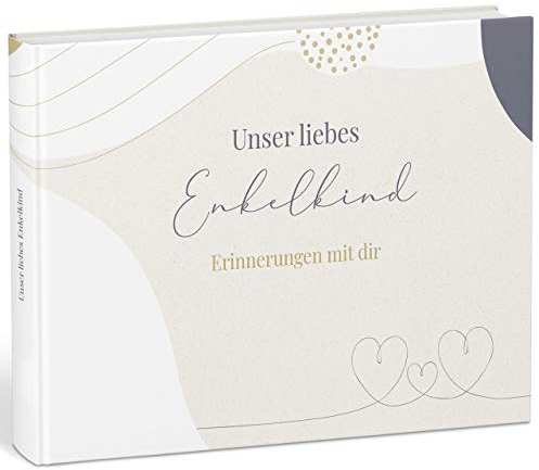 mintkind® Mein liebes Enkelkind Fotoalbum zum selbstgestalten Baby I Schwangerschaft verkünden Geschenke für Oma I Erinnerungsbuch Baby Enkel I Opa Geschenk Geburt I Beste Oma Geschenke für Opa