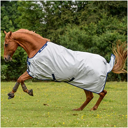 Bucas Winterdecke Extra 300g Füllung Power Turnout Silber 155cm + Hufkratzer Reiterladen24.de