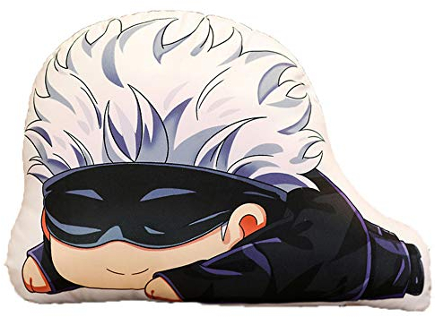 Lunk Anime Plüschkissen Satoru Gojo Kissen Plüsch Kissen Puppe Anime für Bett Sofa Raumdekoration