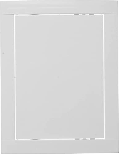 6 x 8 Inch / 150 x 200 mm White Access Panel Door Opening Flap Cover Plate - Plumbing, Electricity, Alarm Wall Access Panel for Drywall - Box Door Lock - Door Latch