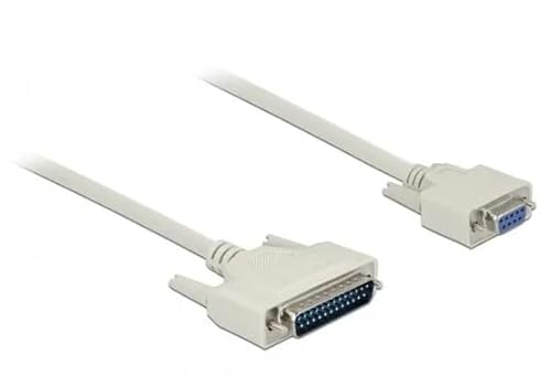 86909 - Serielles Kabel D-Sub 25 Stecker zu D-Sub 9 Buchse 0,5 m