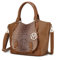 Mia K Collection Schultertasche für Damen, PU-Leder, Taschenbuch, Tragegriff, Umhängetasche, Handtasche, Jacqueline Tan, Large