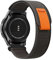 MroTech Correa para Huawei gt2 pro Pulsera Compatible con Samsung Galaxy Watch 3 45mm/Galaxy Watch 46mm/Gear S3 Frontier/Huawei Watch GT/GT2/2e/GT3 46mm Correa Nailon 22mm Trail Loop,Negro/naranja
