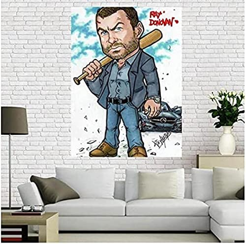Poster Ray Donovan Poster, Tv-Spielplakat, Wandkunst, Bilder, Poster Und Drucke, Leinwandgemälde, Heimdekoration 50X70Cm Kein Rahmen