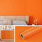Livelynine Orange Wallpaper for Living Room Bedroom Adults Waterproof Vinyl Wrap for Furniture Table Desktop Retro Orange Sticky Back Plastic Roll Contact Paper Self Adhesive Kids Matte Orange 40CMx2M