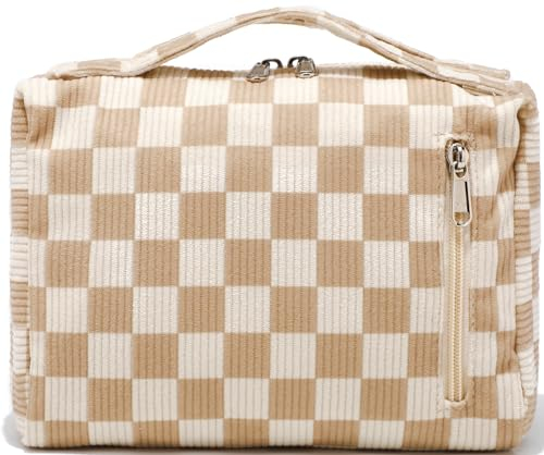 LEDAOU Kulturbeutel Damen & Reise Schmuckkästchen Klein,Cosmetiktasche Waschtasche Schmuckbox Tragbar