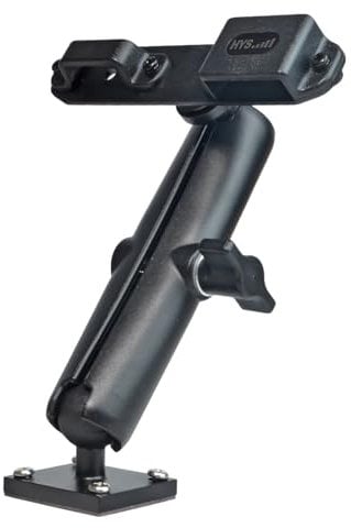 HYS Radio Mount, Adjustable Walkie Talkie Holder Compatible for Motorola Tlkr Baofeng UV5R Kenwood Midland Two Way Radio, Suit for Car/Truck/Cabin/Desktop