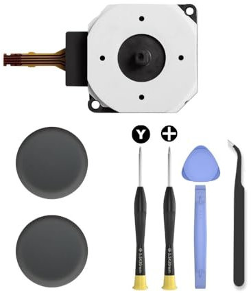 MEEFIX 3D Analog Joystick Button Replacement Kits with Thumb Stick Circle Pad Cap for Nintendo New 2DS/3DS/3DS XL/3DS LL