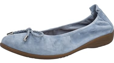 Josef Seibel Damen Klassische Ballerinas Fenja 09,Weite G (Normal),Ausgehschuhe,Abendschuhe,Slip-ons,klassisch elegant,SkyBlue,42 EU