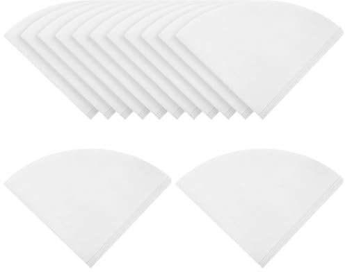 100 Pcs Small Cooking Oil Filter Coffee Filter Paper Cones Paper Funnel Filters Maple Syrup Filters Kitchen Oil Filter Strainer for Cafe Hotel
