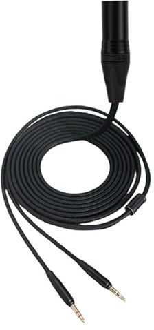 Cavo di ricambio per cuffie con due jack da 3 5 mm, cavo in nylon per cuffie 2nd / T5p Second Generation