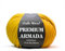 Premium Armada 100% Reine Merinowolle, 200 g, Dicke Strickwolle, Goldgelb