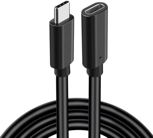 USB C Verlängerungskabel 1M - 10Gbps/100W Übertragung USB 3.1 Stecker auf Buchse für Computer, Tablet, Typ C Handy