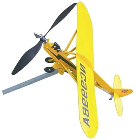 KITANDOVE Dachmontierter Metall-wetterfahne Flugzeugform Dekoratives Windrichtungsanzeiger Für Garten Terrasse Und Rasen Für Flugzeug-enthusiasten Und Gartendekoration