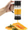 Dispensador de Miel Antigoteo, Tarro para Miel de 10,65oz, Tapas Superior E Inferior Extraíbles, Dispensador Miel que Mantiene la Miel Fresca, Accesorio de Cocina para Guardar Miel y Jarabe (Negro)