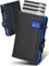 Travison® SMART Wallet mit Münzfach und Geldscheinfach - Kartenetui mit Münzfach und Schnellzugriff - RFID-Schutz - Herren Geldbörse klein - Kreditkartenetui - Geldbörse mini (Schwarz-Blau)