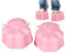 Balancing Eimer Stelzen, Eimer -Stelzen zum Gehen,2x Pfotenform Eimer Stelzen für Kinderausgleich | Sensory Trainer für Indoor -Outdoor -Aktivitäten Mädchen spielen Spielzeug für den Hinterhof, Park