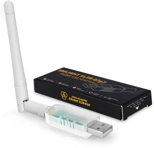 SLZB-07 - Clé USB Zigbee avec Antenne 3dB, Adaptateur pour Zigbee2mqtt, ZHA et Home Assistant (SLZB-07) (SLZB-07) (SLZB-07p7)