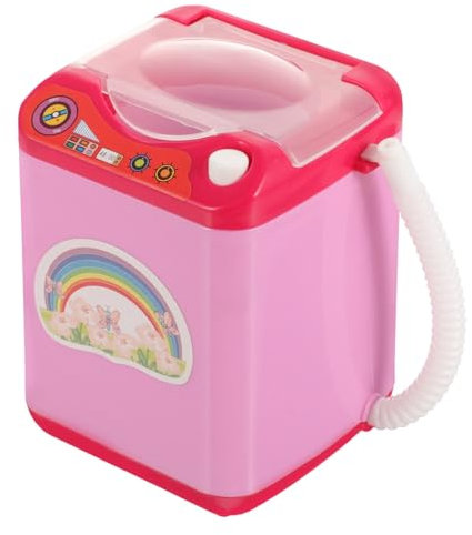 Kisangel Mini Lavatrice Giocattolo Lavatrice a Sbuffo Mini Lavatrici Giocattolo Cognitivo Lavatrice Di Lavatrice in Miniatura Lavatrice a Spazzola Plastica