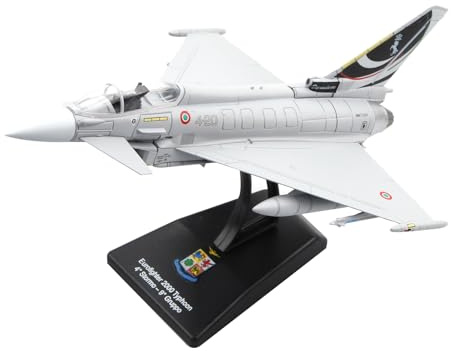 ZEZEFUFU 1:100 Lega Eurofighter Typhoon EF-2000 Fighter Aereo Modello di Esposizione Scienza Aviazione